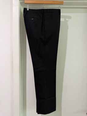 Prada Men's Black Dress Trousers - Slim Tailored - Size 54B